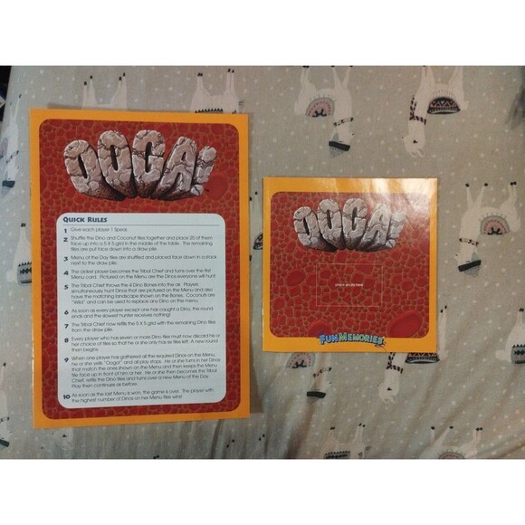 Ooga! Caveman Board Game - Take the Plunge as a Tribal Chief! Simply Fun 2005 - Picture 3 of 4